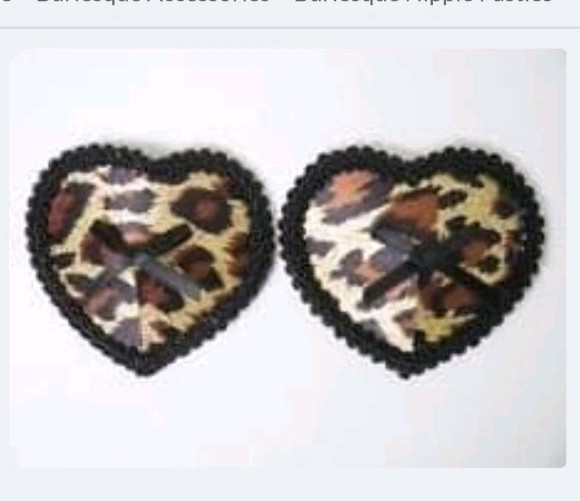 Leopard Print Nipple Pasties