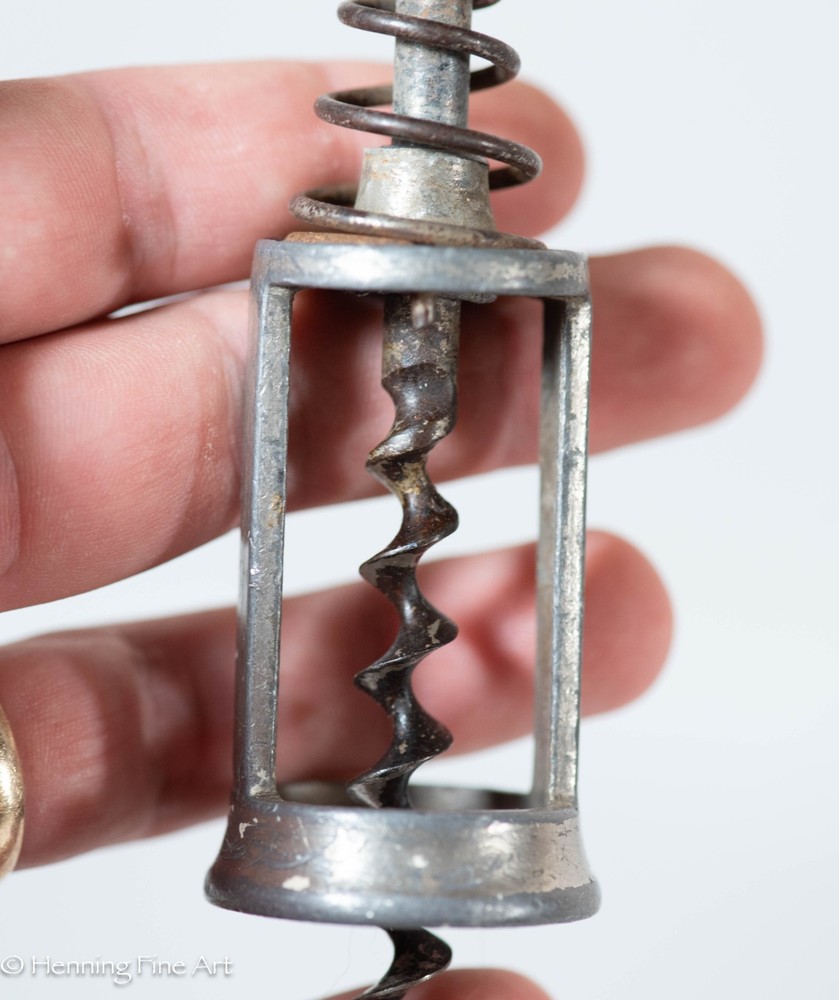 Antique Spring Assisted Corkscrew Hercules Type, 19th Century