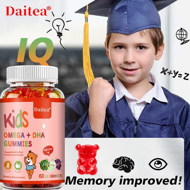 Kids Omega+Dha Gummies Promote Bone Development Teeth Metabolic Function Healthy
