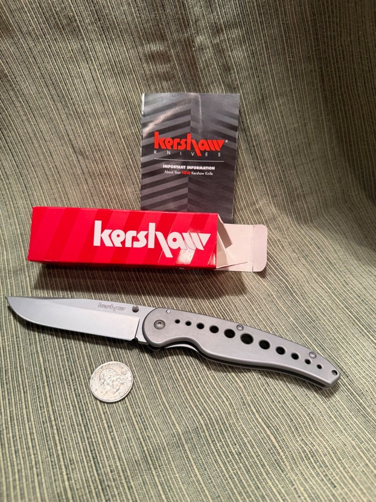 Kershaw 1655 Vapor III Assisted Folder NIB Plain Edge
