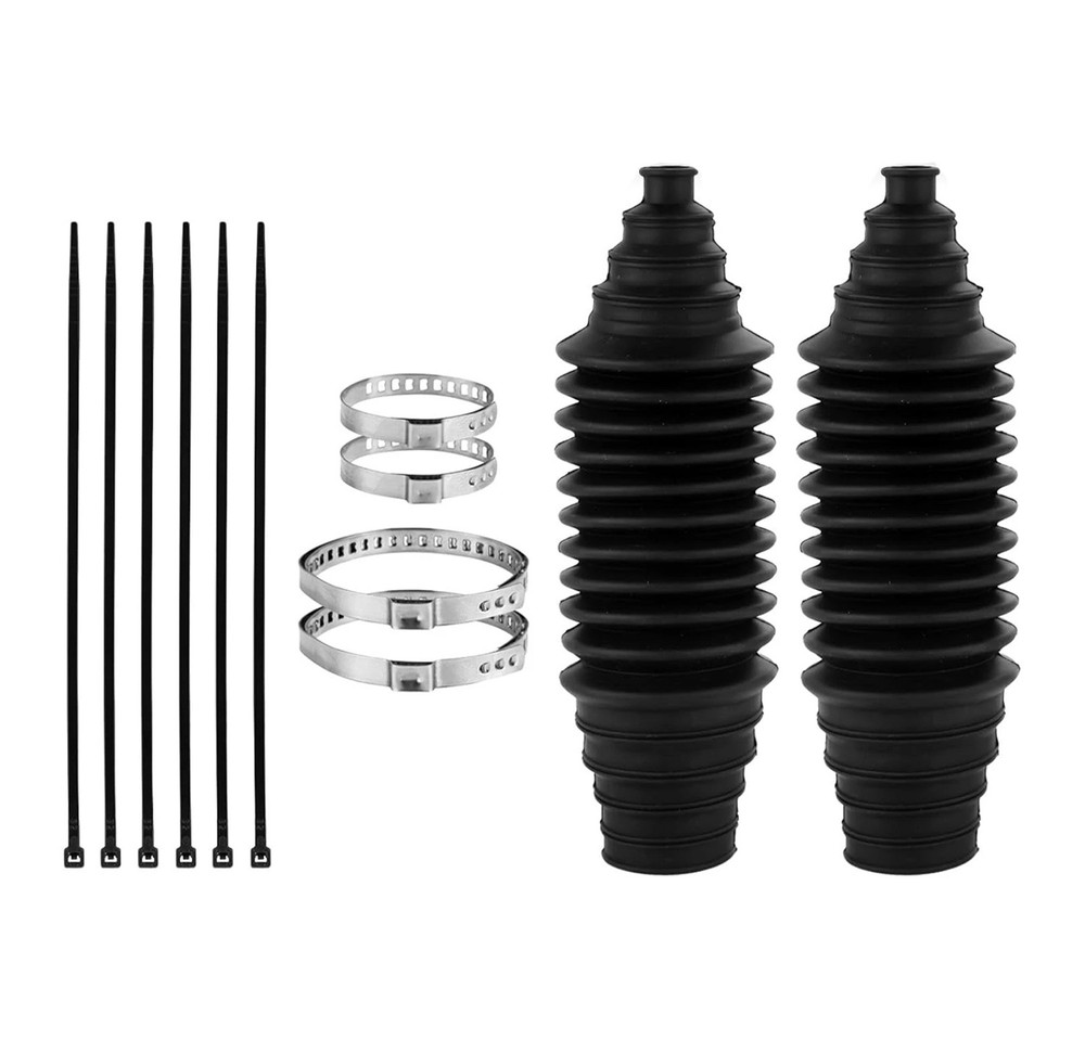 Inner Tie Rod Boot Kit Multi-Size Adjutable Rack and Pinion Boot Kit with 2PCS