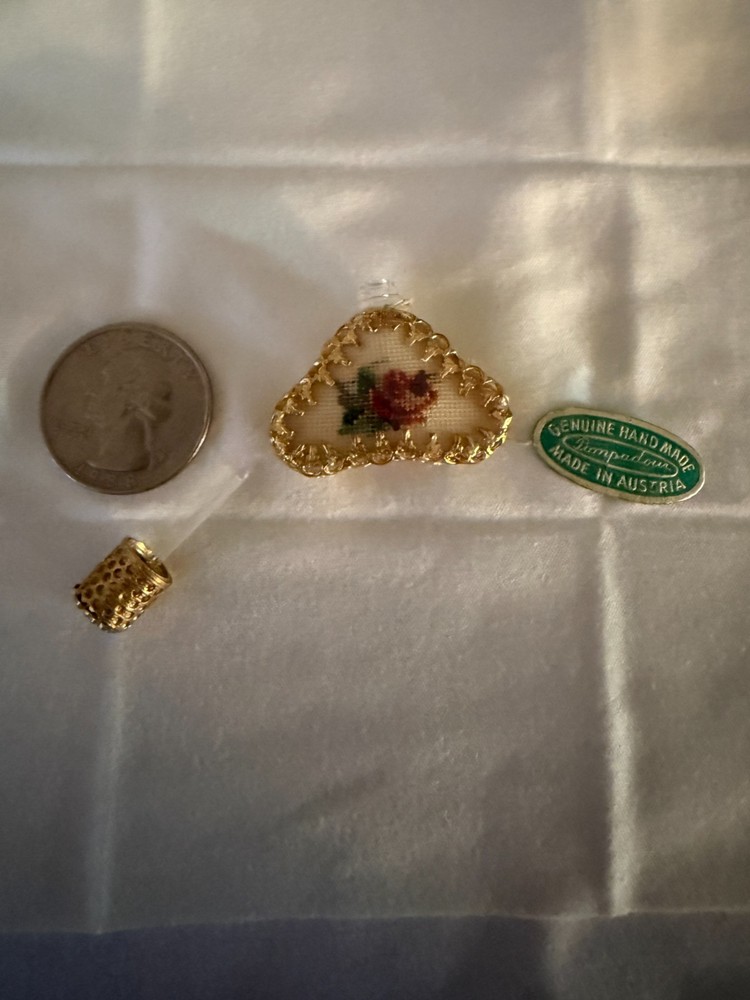 Vintage Handmade Miniature Perfume Bottle