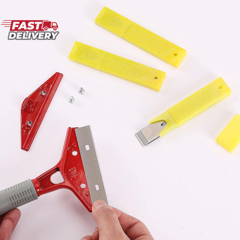 Bates- Replacement Scraper Blades, 4 Inch, 30 Pcs, Scraper Blades, Floor Scrappe