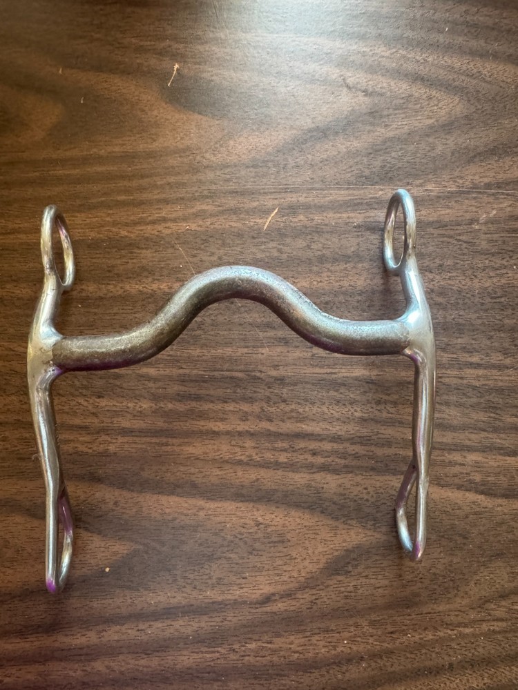 Western Curb Bit Ported Solid Mouth
