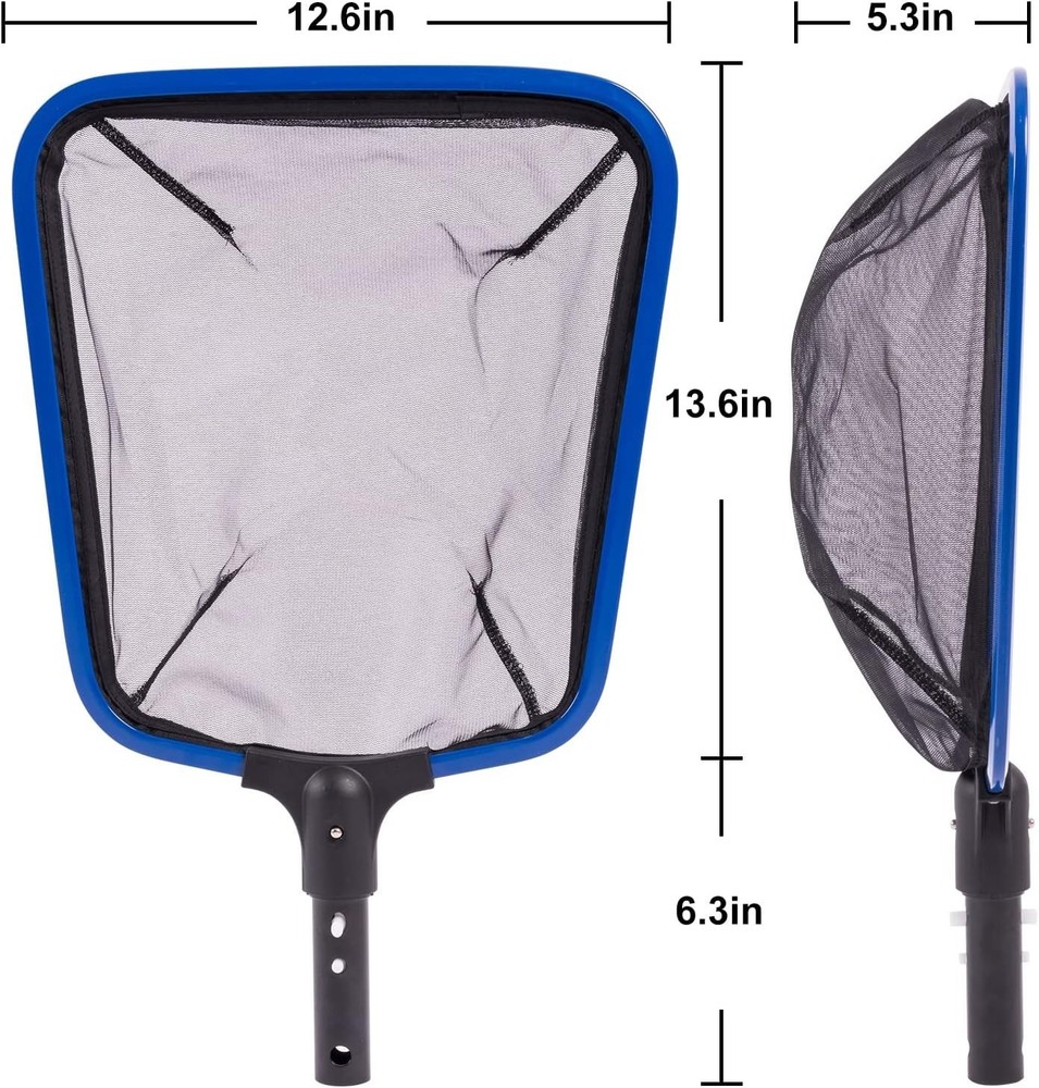 Ultra Fine Mesh Pool Skimmer Net with Aluminum Frame Durable & Easy Use