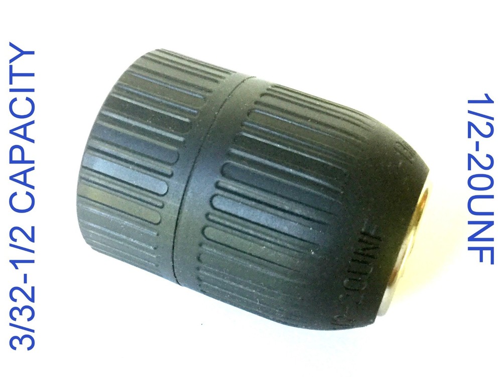 1 pc keyless 3/32"-1/2" Capacity 1/2"-20UNF Mount Drill Chuck S