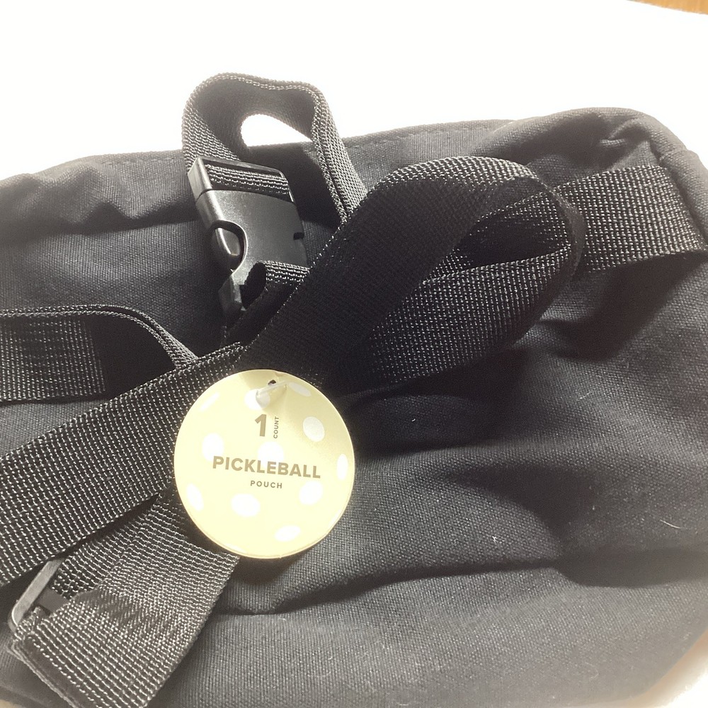 Black Pickleball Pouch Made For Retail NEW