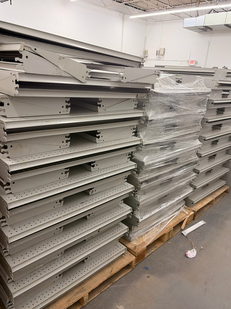 13X36" Gondola Retail Display Shelf - Grey