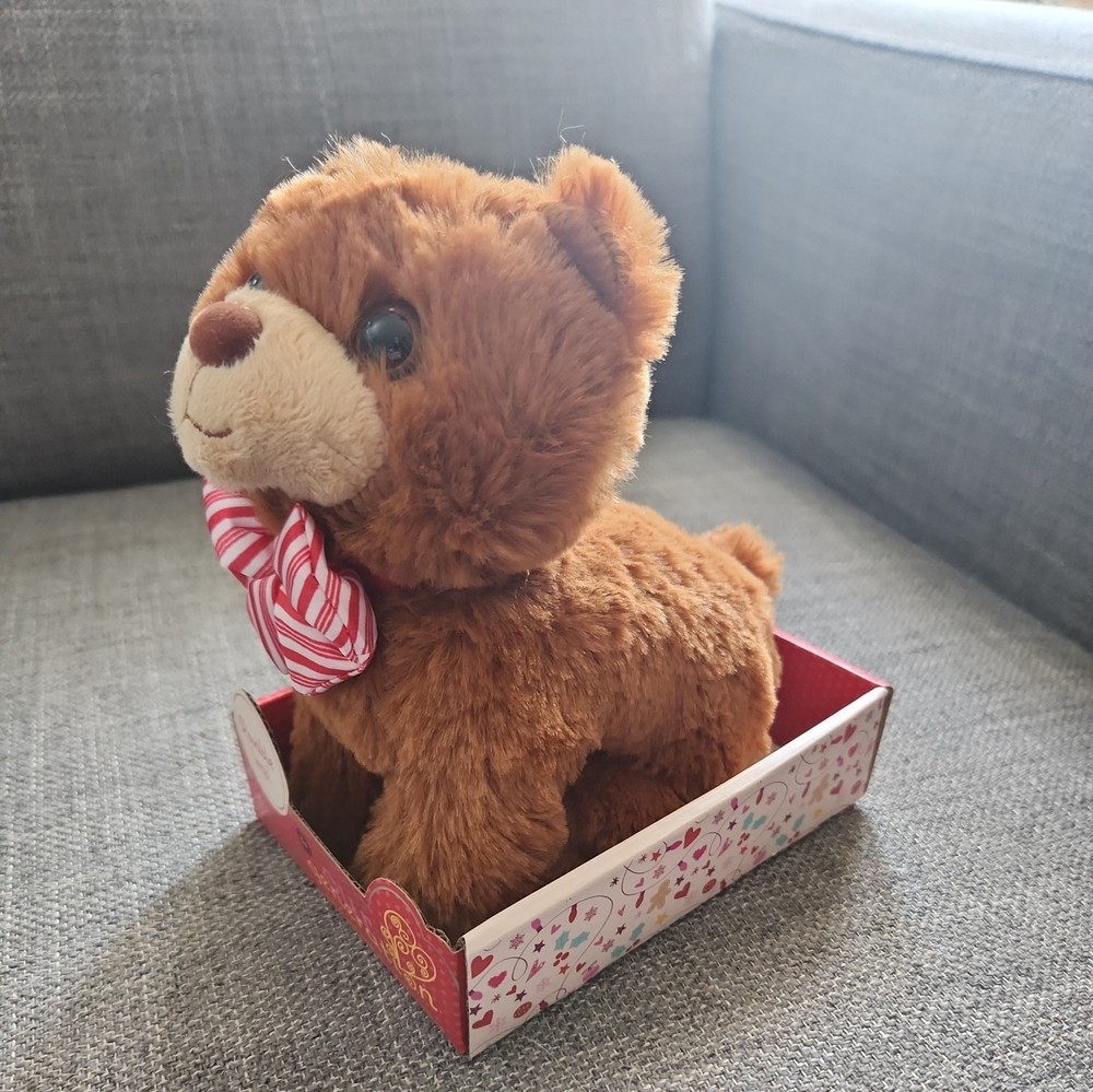 Our Generation Peppermint Holiday Bear 6-Inch Plush