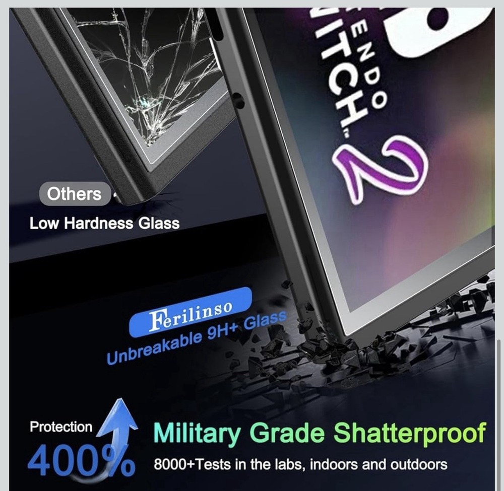 Screen Protector Ferilinso For Switch 2 4 Pack New