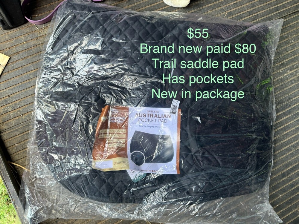 trail saddle pad english