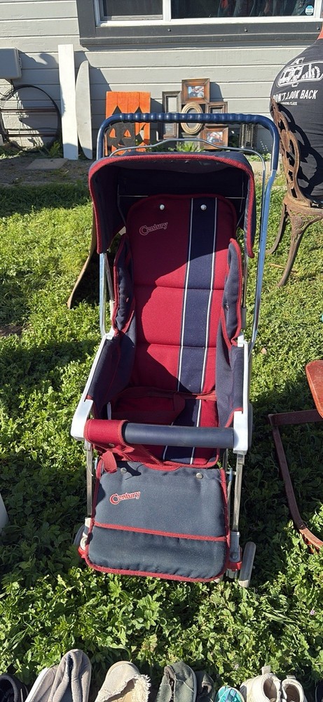 Century Umbrella Stroller Red Navy Blue Canopy Folding Single Seat