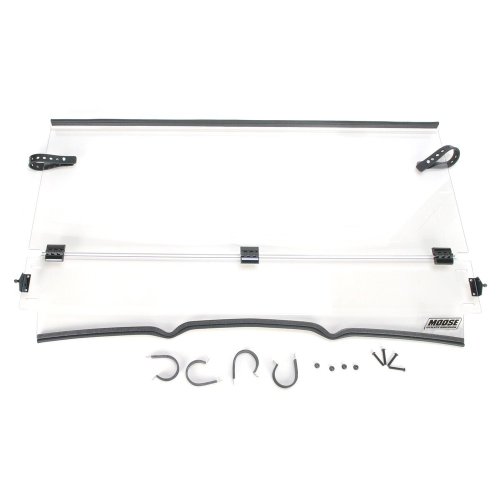 Moose Clear Full Folding Utility Windshield - 2317-0185