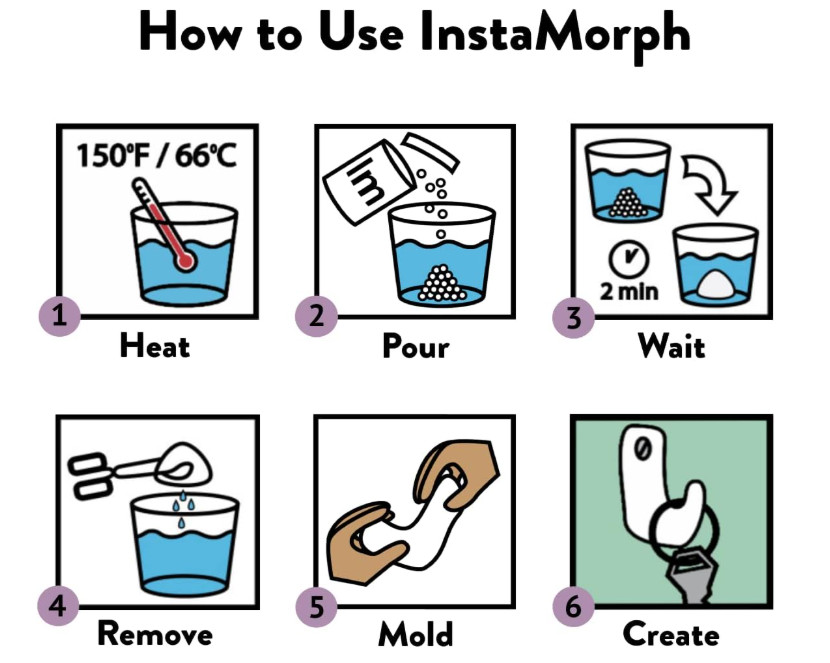 InstaMorph - Moldable Plastic - 3 oz