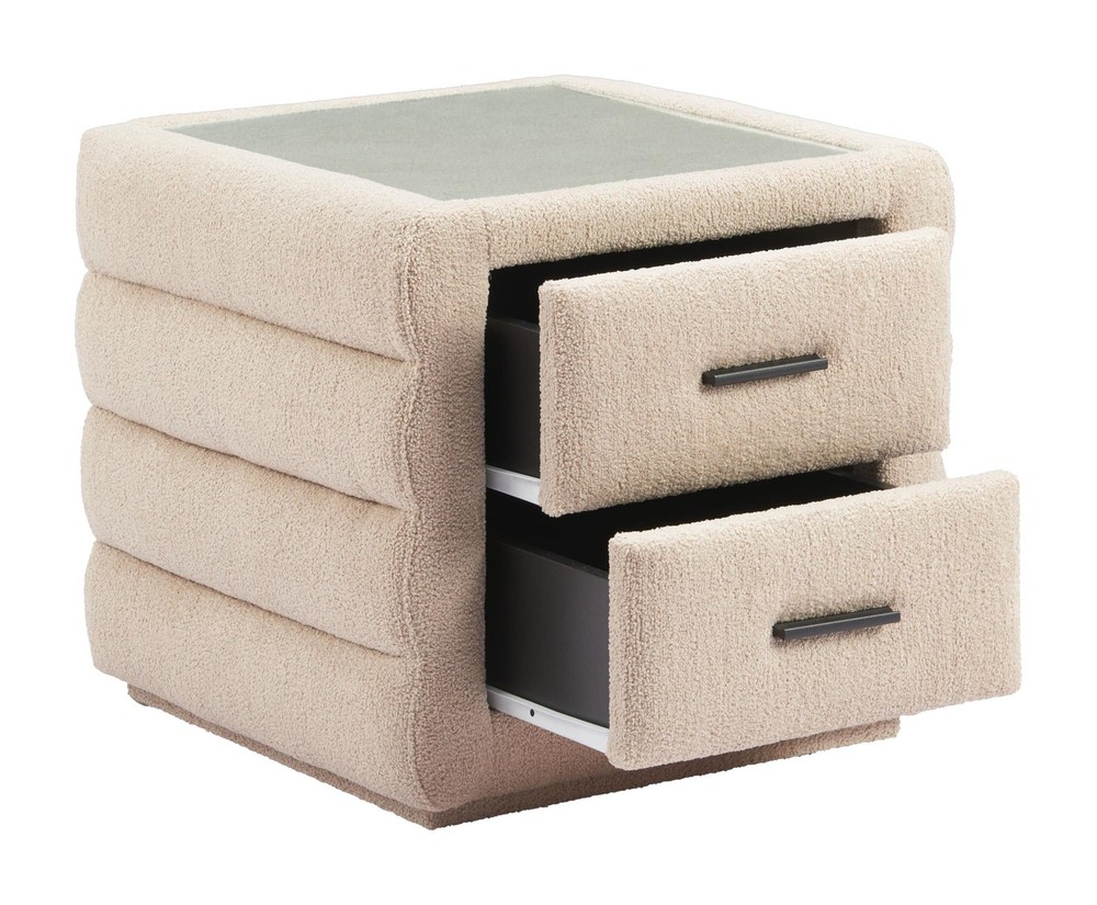 Soffice Nightstand Beige