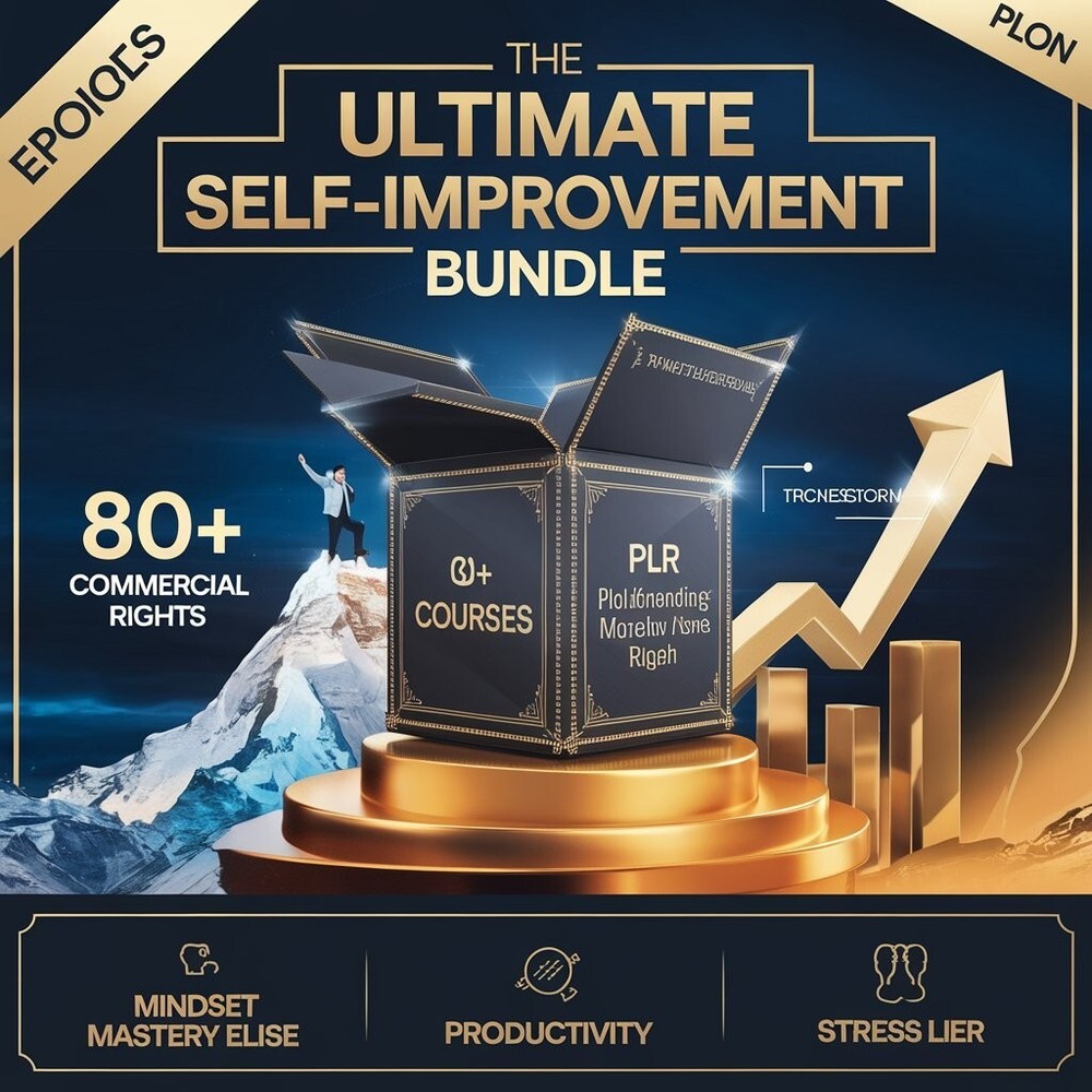 "🔥 Ultimate Self Help Bundle: 80+ Courses for Mindset, Productivity & Success!