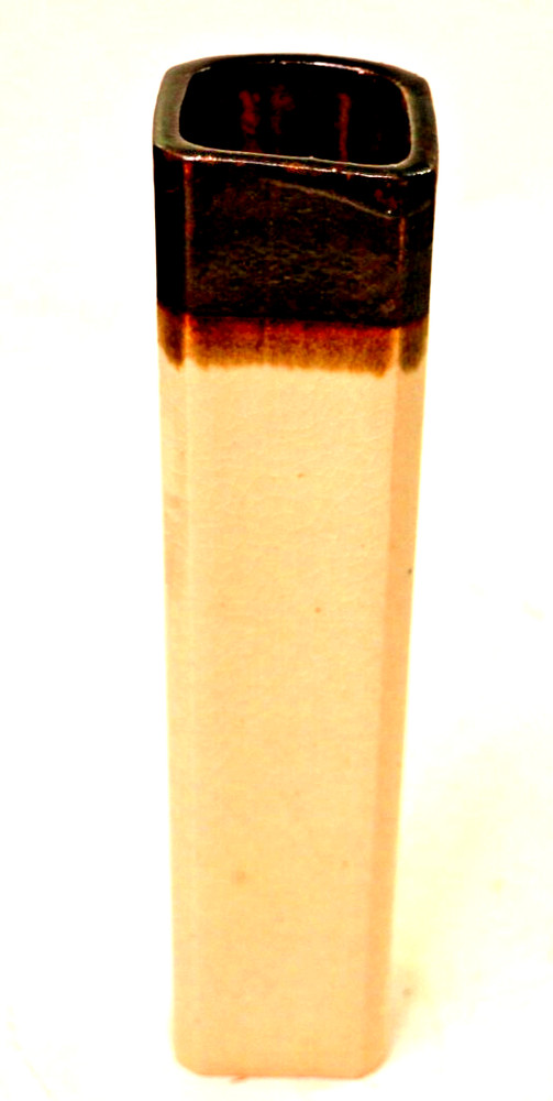 Studio Artisan Multi-Color Ceramic Glazed Pottery Bud Vase 8"