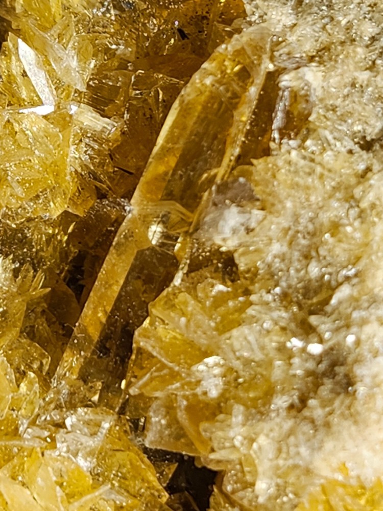 Golden Selenite Cluster, Ica, Peru