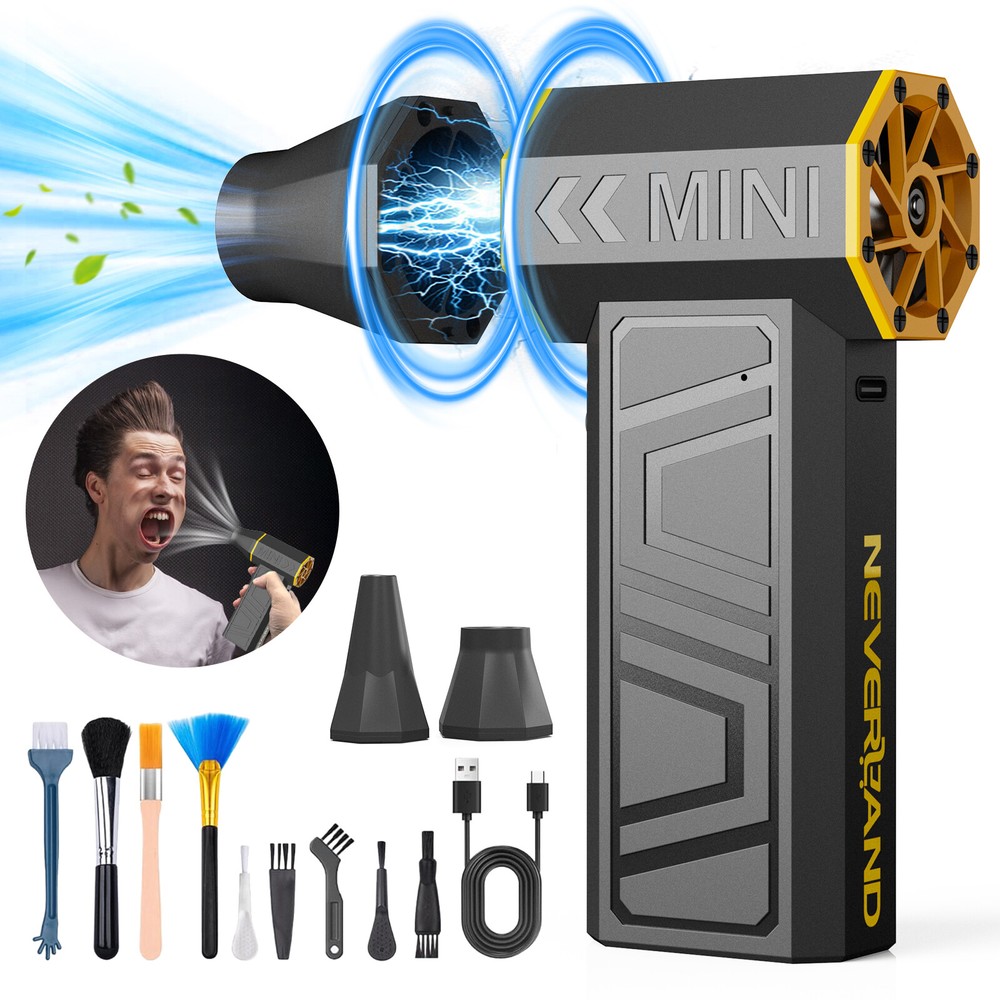 Wireless Compressed Air Duster Super Power Electric Air Duster Cleaner