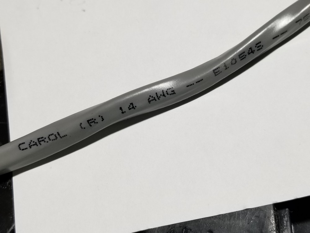 Carol E1054S 14/4C Media/Communication/Security/Control Cable Riser Gray /50ft