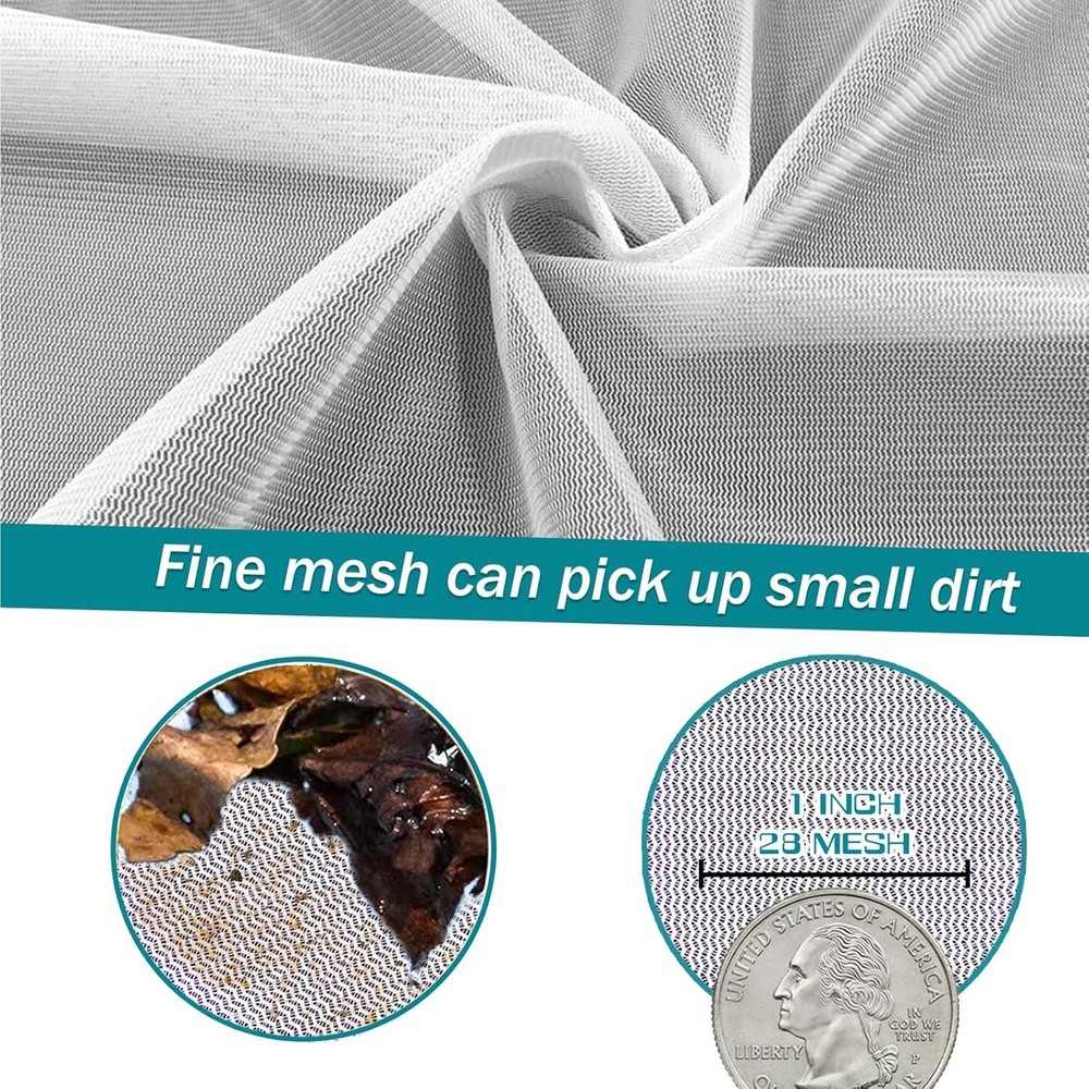 Versatile Heavy Duty Pool Leaf Rake with Universal Pole Holder for Deep Cleaning