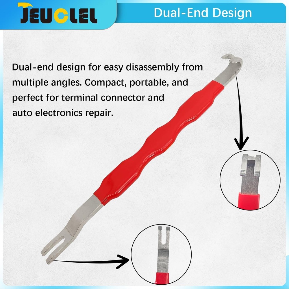 JEUCLEL Automotive Electrical Terminal Connector Separator Removal 1Pcs（Red）