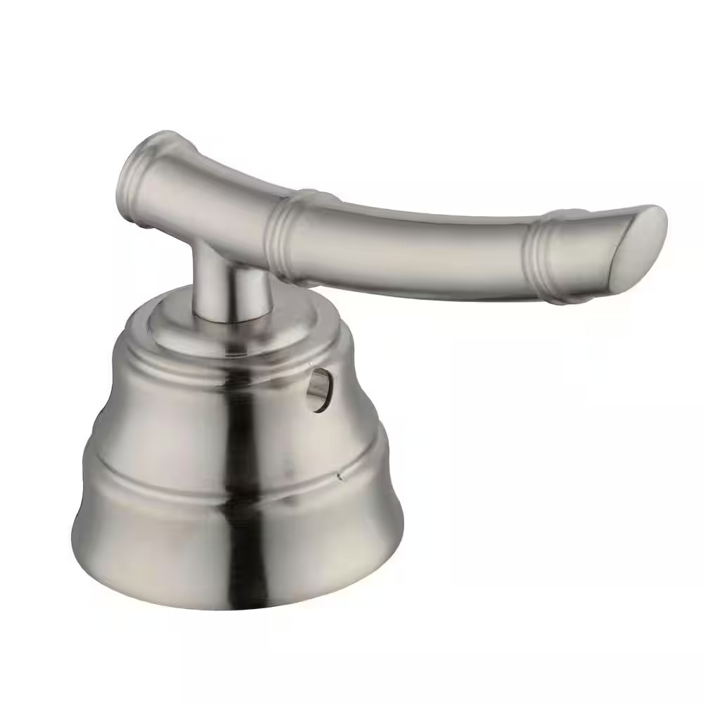 Bamboo Tub and Shower Handle Kit, Brushed Nickel NEW