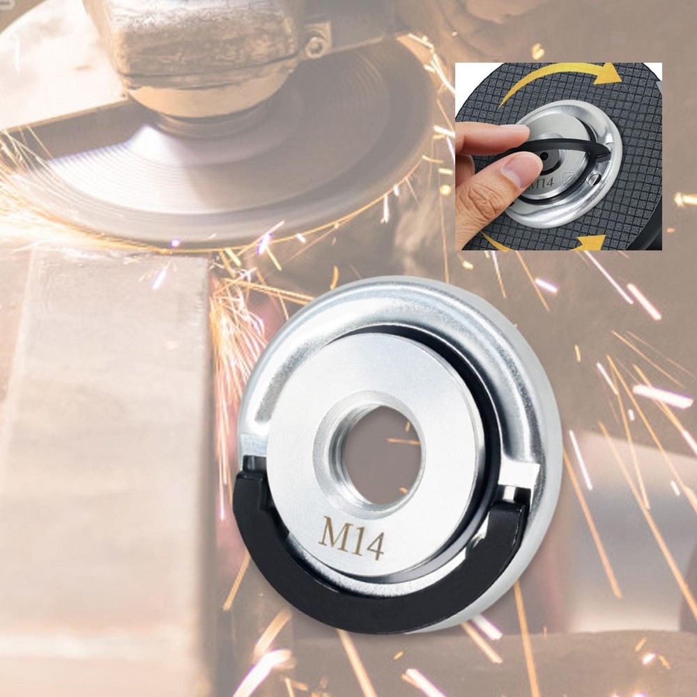 M14 Self Locking Pressure Plate Quick Release Nut Locking Retaining Flange Nut