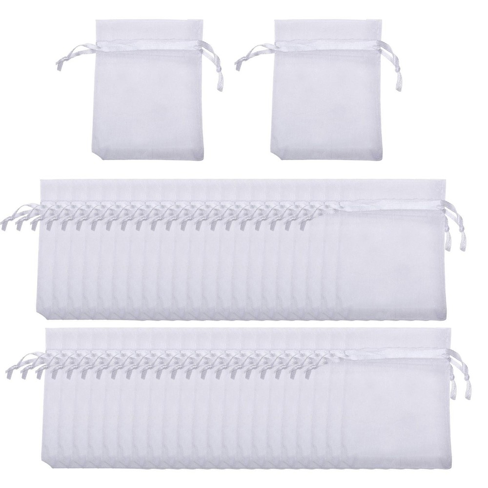 Fruit Bags 100Pcs Drawstring Fruit Covers Mesh Bags Easy to Attach Vegetable
