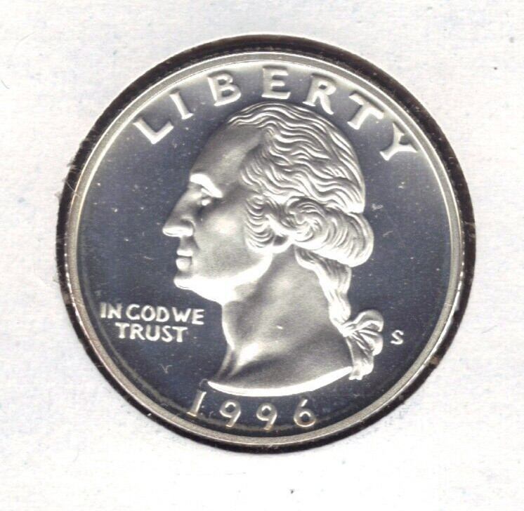 1996-S PROOF WASHINGTON QUQATER