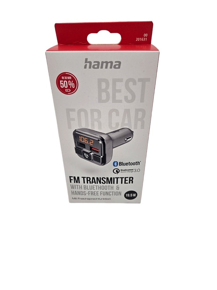 Hama FM Transmitter for car 00201631