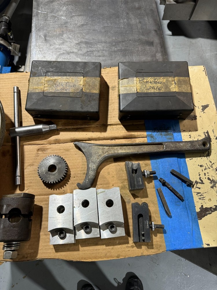 Rockford Engine Lathe with accessories
