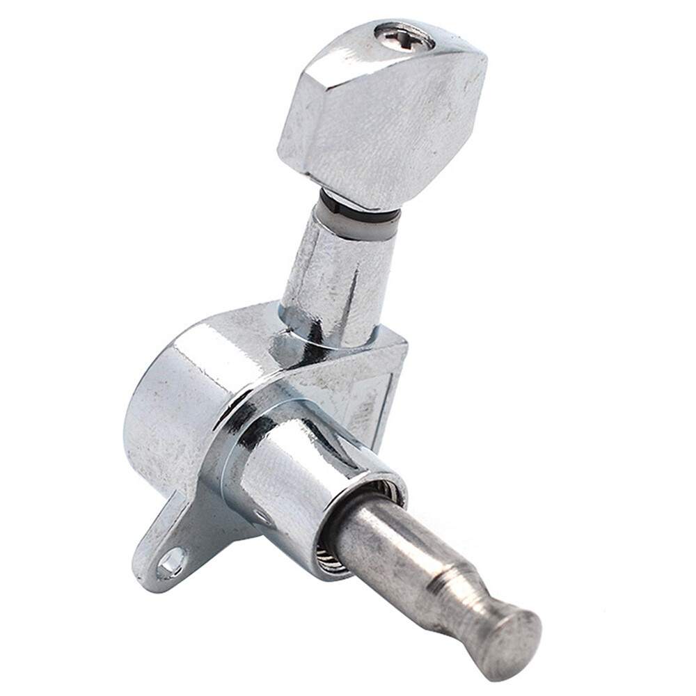 R Guitar String Inline Tuning Pegs Locking Tuners Keys Machine Heads Chrome USA