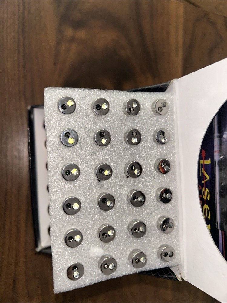 12pcs Laser Pointer Ballpoint Pens Red Point Visible Beam Lazer Flashlight