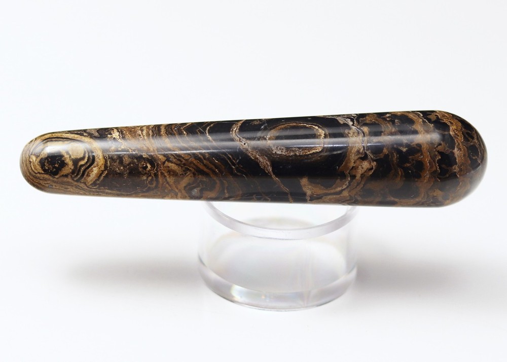 Polished Stromatolite Massage Wand (MSC612)