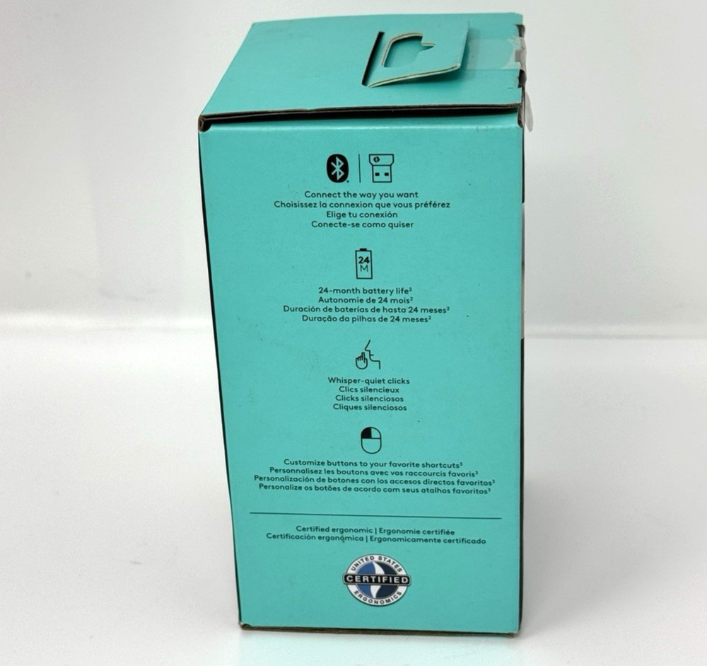 Logitech Lift LEFT Wireless Vertical Mouse Ergonomic Bluetooth Bolt - Graphite