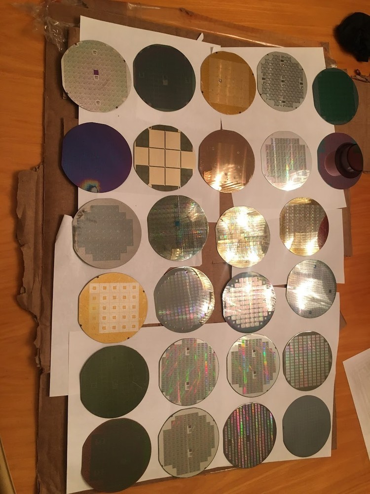 4" Unknown Silicon Wafer 1980s Extremely Rare