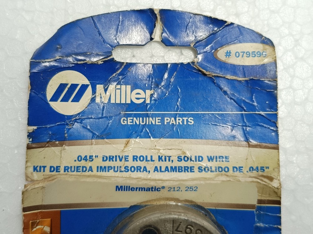 Miller 079596 .45" Drive Roll Kit for Solid Wire Millermatic 212 252 New