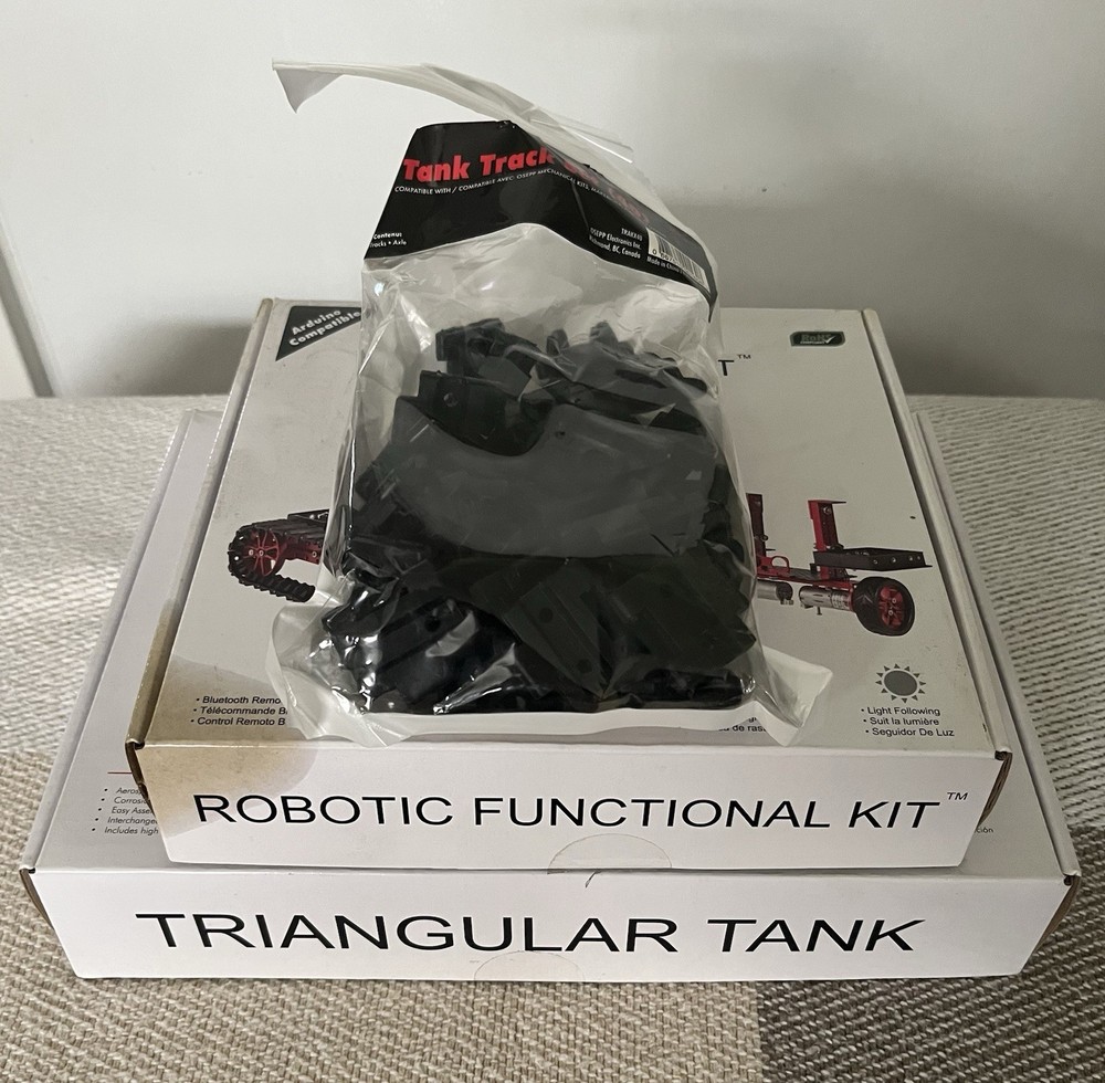 OSEPP Triangular Tank Robotic Mechanical Kit And Functionality Kit