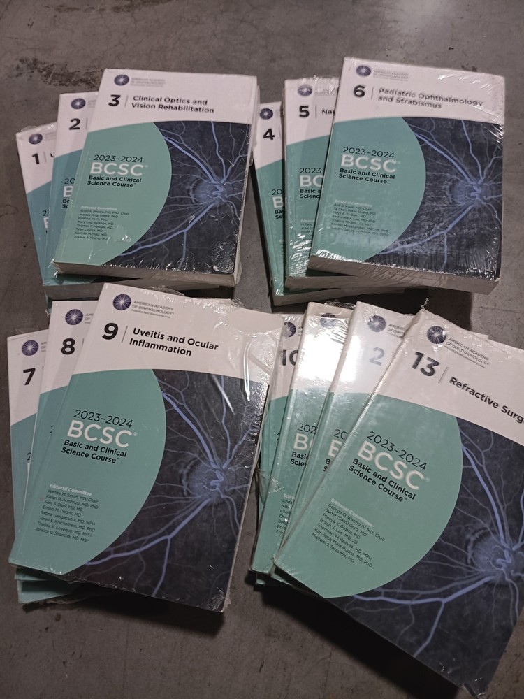 2023-2024 BCSC Basic & Clinical Ophthalmology Science Course Complete Print Set