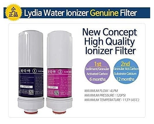 Lydia Water Ionizer Replacement Filter Set for EOS/KYK Genesis Ionizers