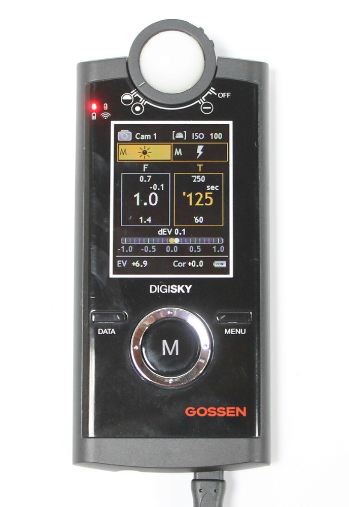Gossen Digisky Light Meter For Blitz And Continuous Light