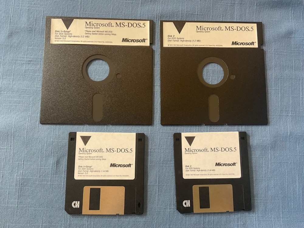 Microsoft The Concise Guide to MS-DOS Operating System Version 5.0 +Floppy Disks