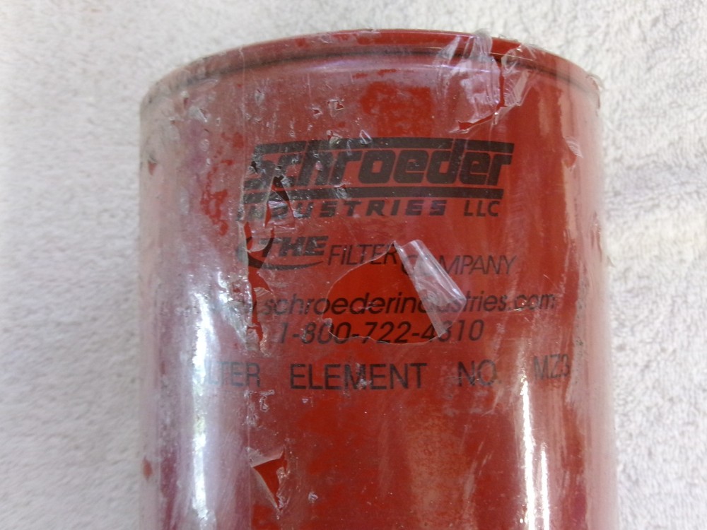 NEW Schroeder Hydraulic Filter Element MZ3
