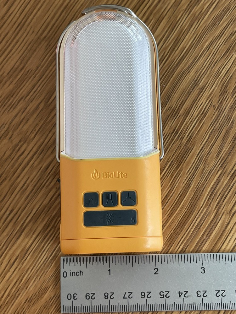 Biolite Rechargeable Light Flashlight Torch Camping Hiking Backpacking Off-grid