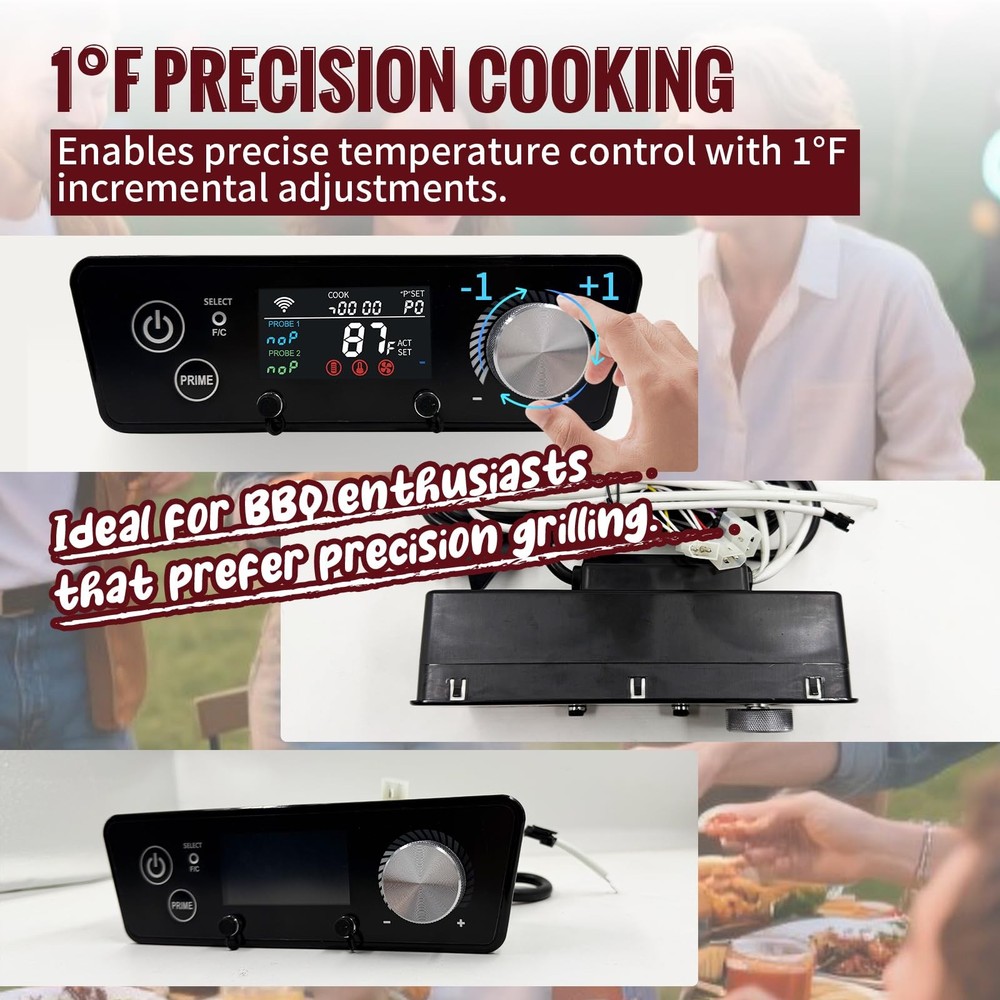 Smart WiFi PID Trapezoid Controller Kit for Pit Boss Vertical Pellet Smoker