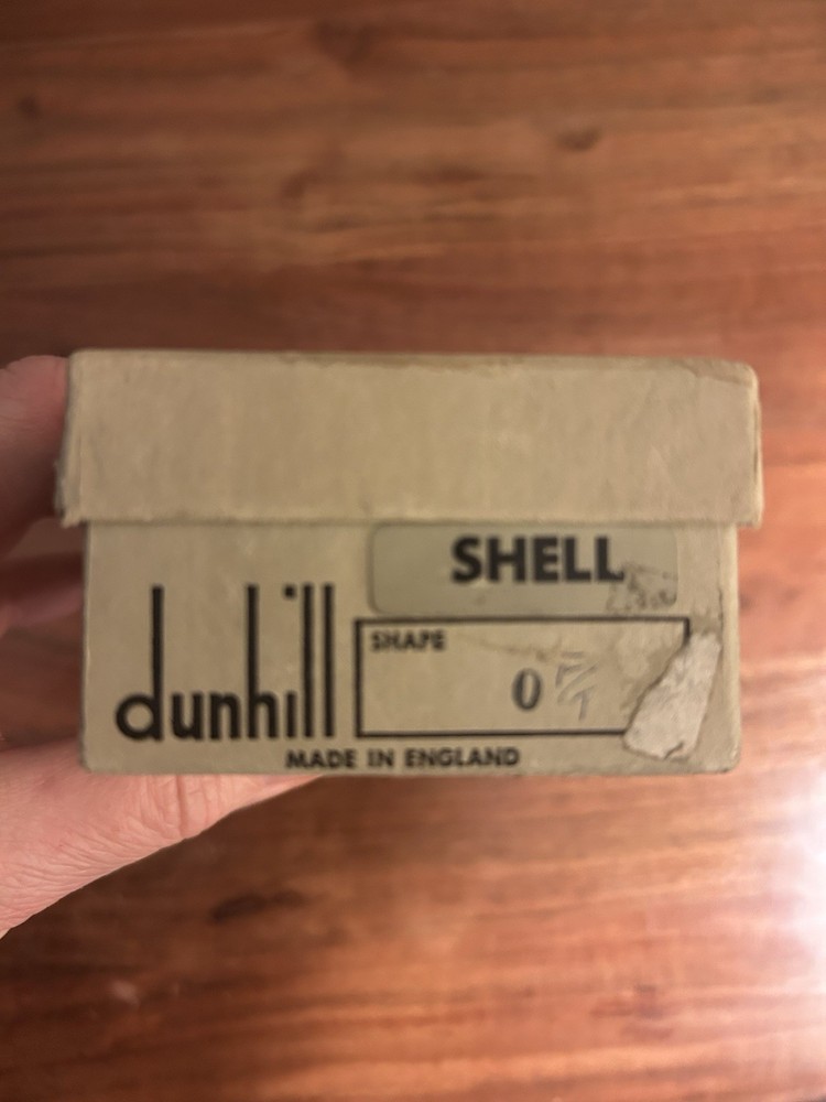 EST. 1978 Unsmoked Dunhill Shell Pipe NIB