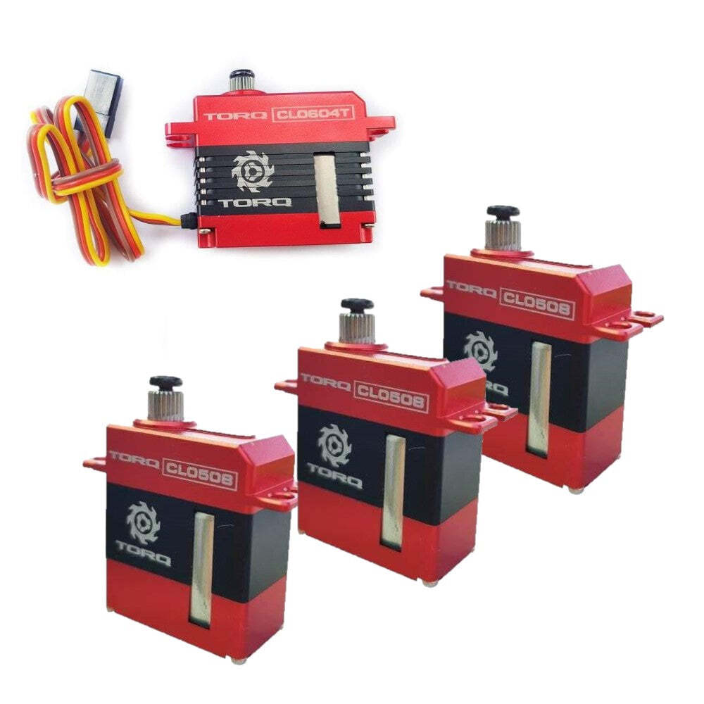 TORQ CL0508 Micro Cyclic & CL0604T Mini Tail Servo Combo