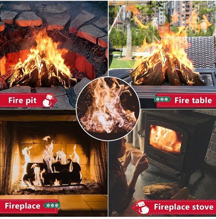 New Assorted Size Gas Fireplace Ceramic Logs 10 Pc For Gas Fireplace Or Firepit