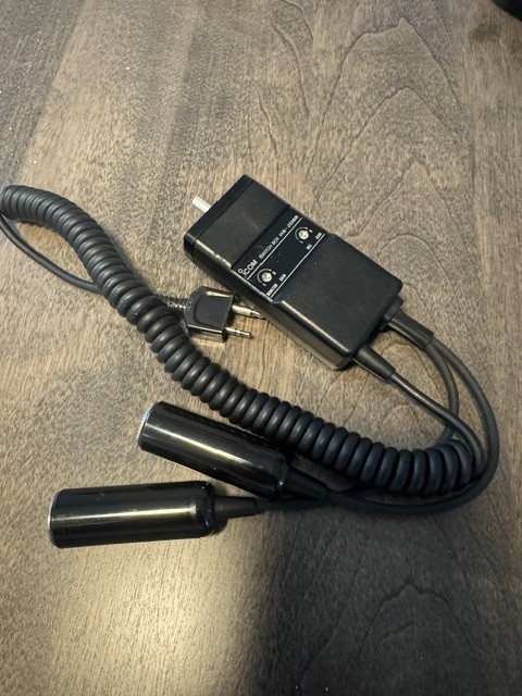 Icom HS-20SB Aviation Communication headset Switchbox For IC A20 Transceiver